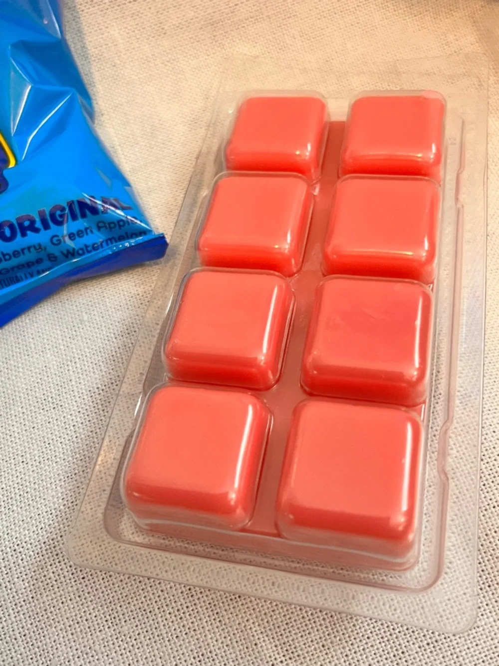 Jolly Rancher Green Apple & Watermelon Candle Wax Melts and Candy bundle